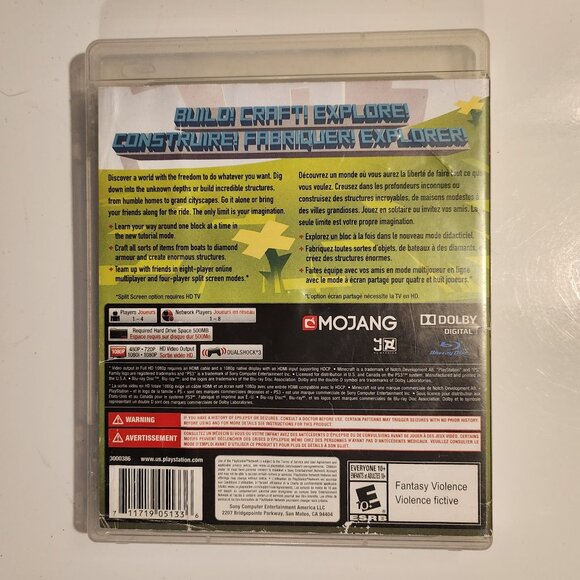 Minecraft PS3 Video Game - Picture 3 of 3